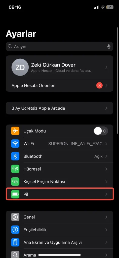 iPhone Kişisel Erişim Noktası Kapanıyor 
