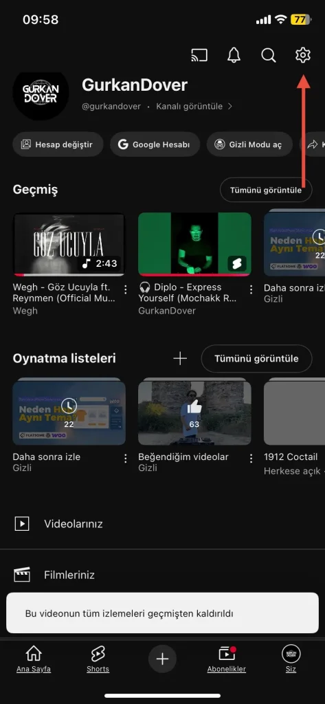 Android ve iOS Cihazlarda YouTube Kısıtlı Mod Kapatma