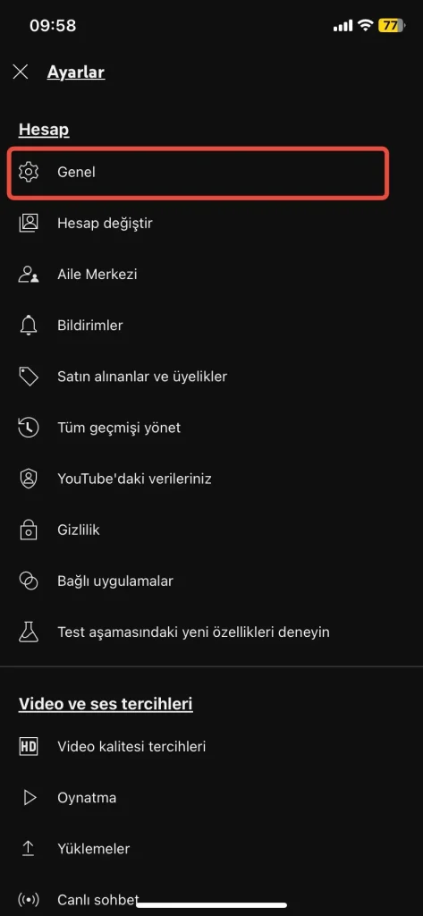 Android ve iOS Cihazlarda YouTube Kısıtlı Mod Kapatma