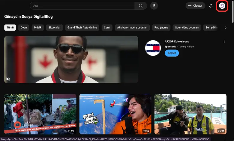 Bilgisayarda YouTube Kısıtlı Mod Kapatma
