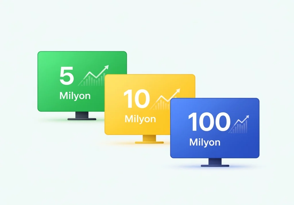 5 Milyon, 10 Milyon ve 100 Milyon İzlenme Gelirleri