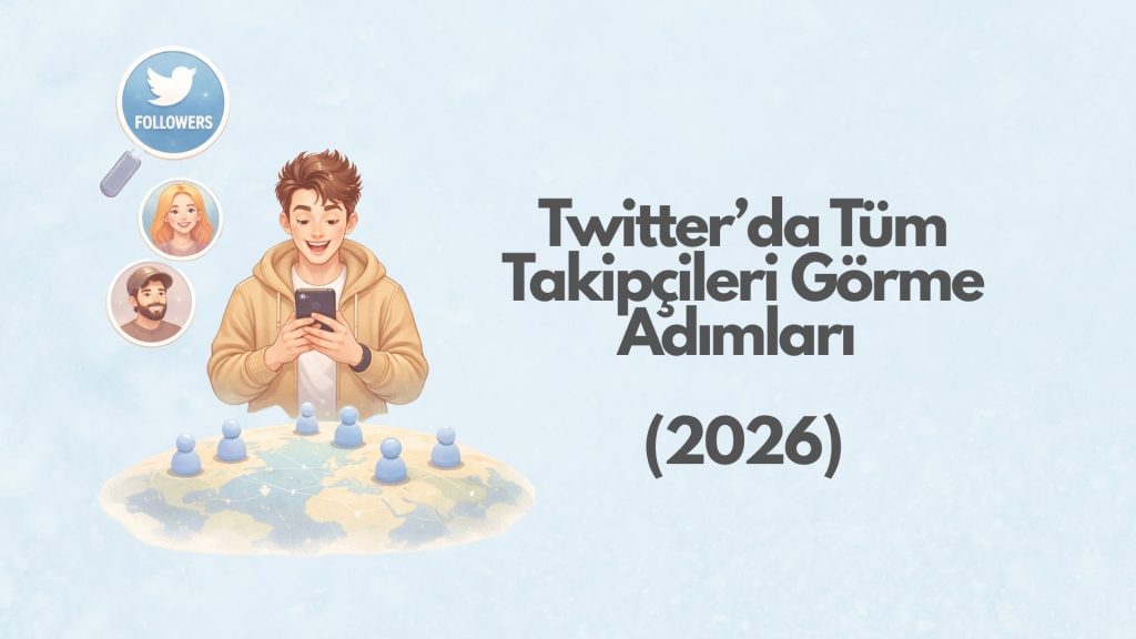 Twitter tüm takipçileri görme