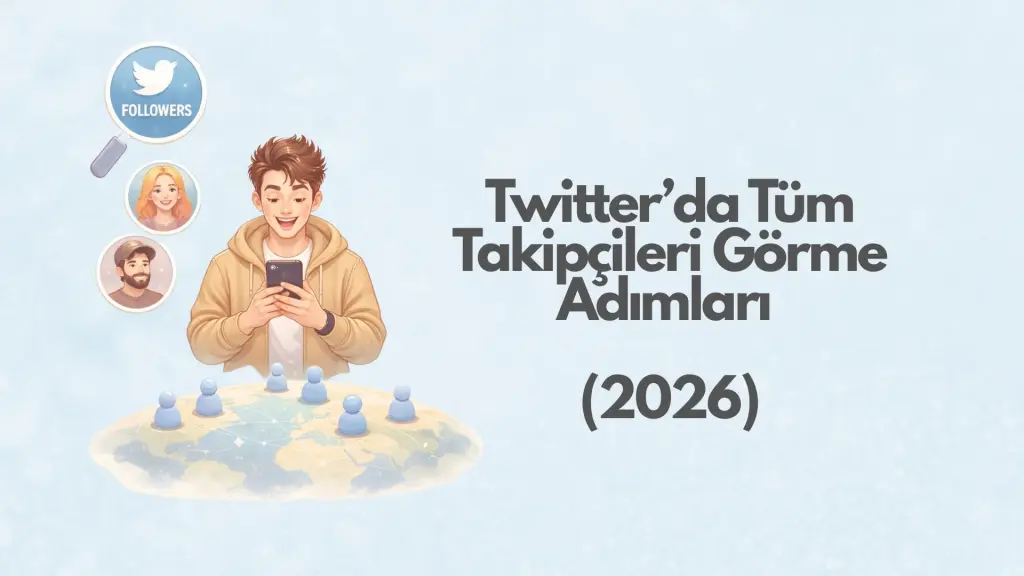 Twitter’da Tüm Takipçileri Görme Adımları (2026) Twitter tüm takipçileri görme