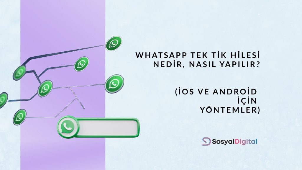 whatsapp tek tik hilesi